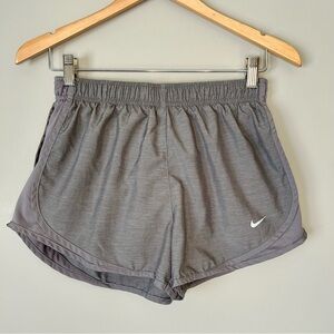 Nike Women's Light Gray Charcoal Athletic Shorts